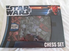 Star Wars Chess Set ,Antique Style, Collectors Edition