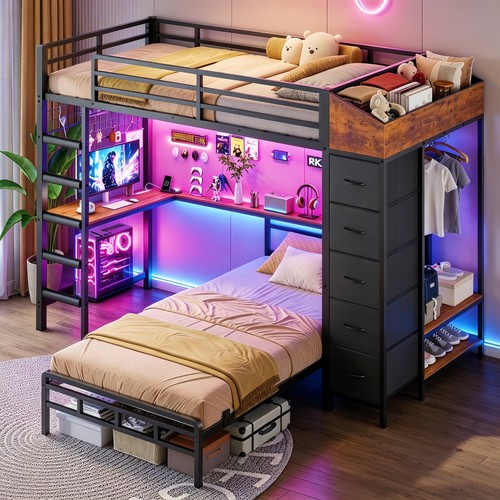 Bunk bed twin over - bed,