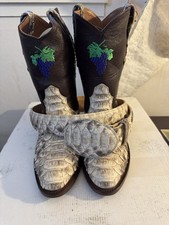 Genuine Python Cowboy Boots