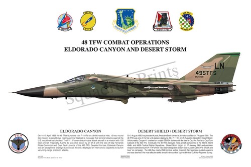 Squadron print usaf 111 - print, f-111