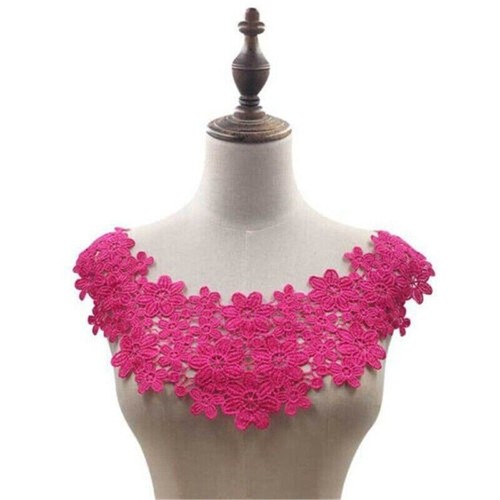 Flower applique lace fake - lace,