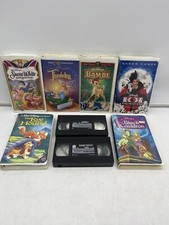 8 Disney VHS Tapes Movies Snow