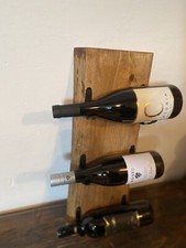Handmade solid oak wine rack - handmade,