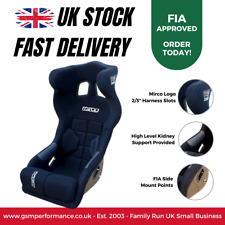 Mirco RS1 Velour Fibreglass FIA Motorsport Race Competition Bucket Car Seat