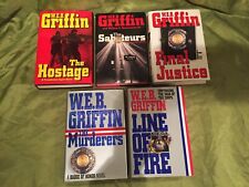5 x W.E.B. GRIFFIN HARDBACKS PUTNAM [NEW YORK] 1992-2006 inc. FIRST EDITIONS