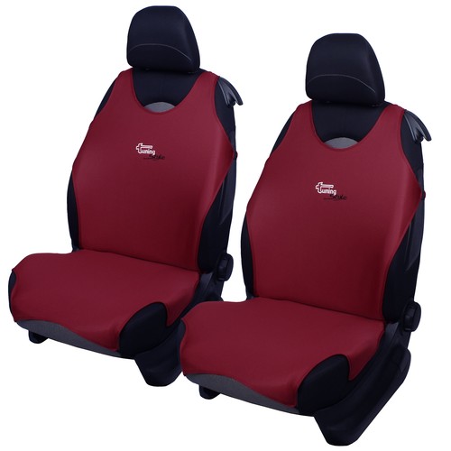Dark red seat covers - dark,