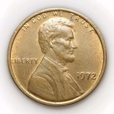 USA One Cent 1972 Coin FREE
