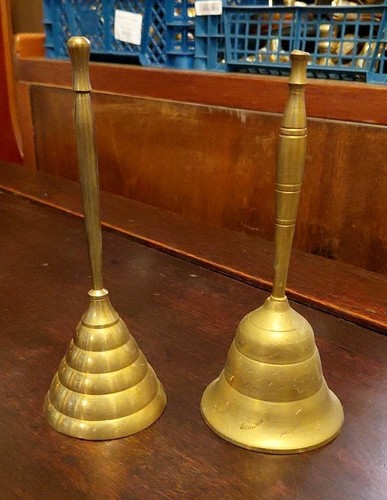 Solid brass handbells - 2,