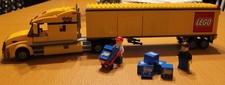LEGO City 3221 Yellow Truck with Minifigures Complete Set. No Ins No Box .