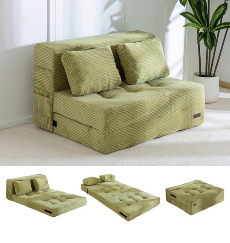 Folding foam sofa bed - sofa, 3-in-1