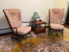 Ercol high back chairs
