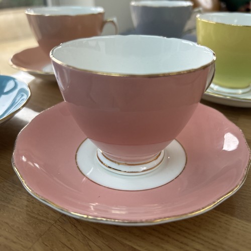 Colclough harlequin pastel tea - harlequin,