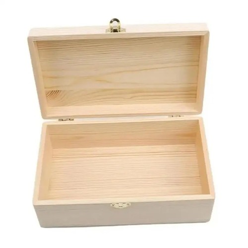 Natural finish wooden storage - finish,