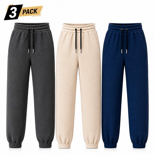 Pack mens fleece joggers - fleece,