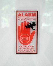 4 + 1pcs ALARM STOP VIDEO