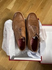 GRENSON 10 Tan With White BNIB