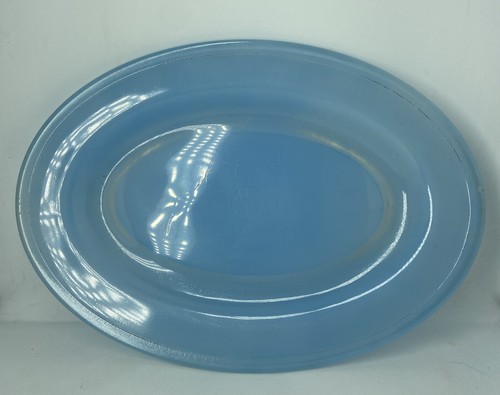 Vintage pyrex blue oval - vintage,
