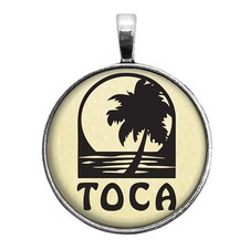 TOCA Drum Logo Necklace Key