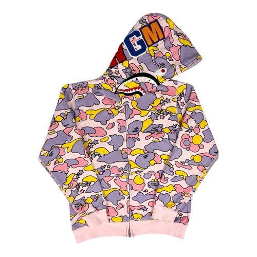 Bape sta camo shark full - camo, zip
