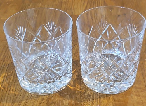 Pair edinburgh crystal cut - pair,