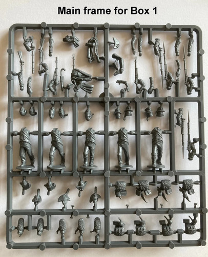 Spanish infantry sprue - spanish,