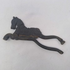 Vintage Antique Brass & Iron Betel Nut Cutter Form of a Horse India Asia ?
