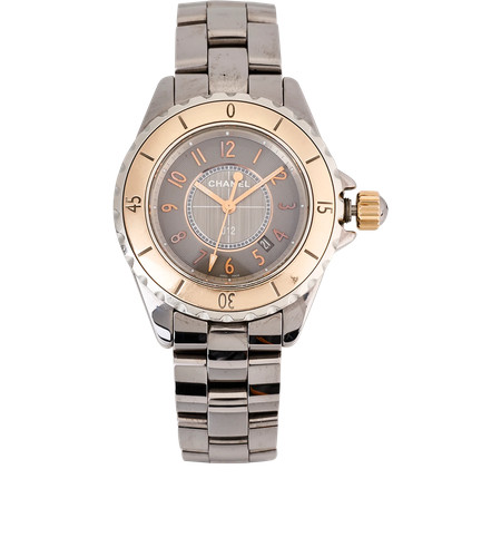 Chanel j12 watch two tone - j12,