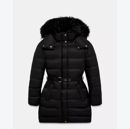 Zara padded down anorak water