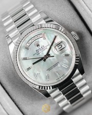 Rolex 128236 Day-Date 36 Platinum Mother of Pearl Dial 2025 Watch