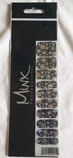 Silver Stars MINX PROFESSIONAL NAIL WRAPS SALON QUALITY OPENNED COMPLETE 