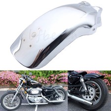 Chrome Rear Fender Mudguard For Cruiser Chopper Bobber Cafe Racer Honda Yamaha