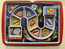 Genuine 'Dinner Winner' Kids SUPPER HERO Sectional Melamine Plate - Fred VGC
