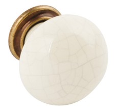 VINTAGE CERAMIC BONE CRACKLE