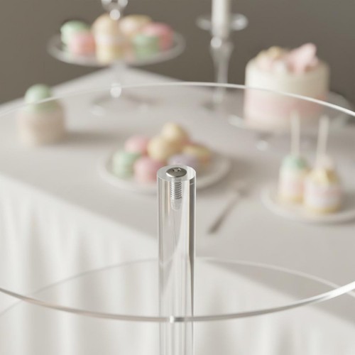 Tier acrylic cake stand - 3-tier,