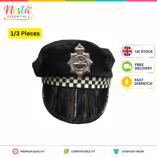 Adult policeman hat - adult, classic
