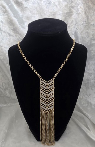 Gold tone fringe - gold,