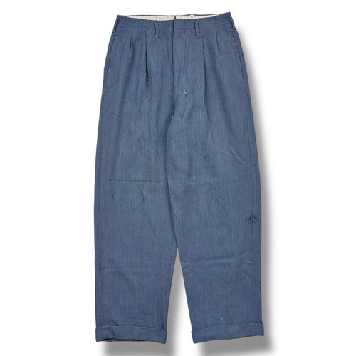 Vintage 40s pleated - pleated, cuffed