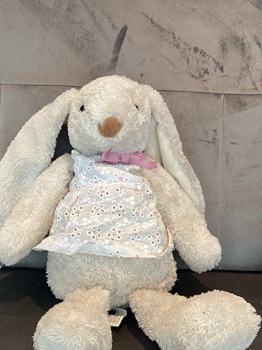 Cream bunny rabbit plush teddy - plush,