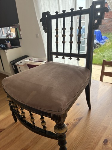 Antique low parlour chair - antique,