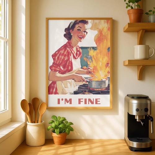 Retro kitchen funny - kitchen,,