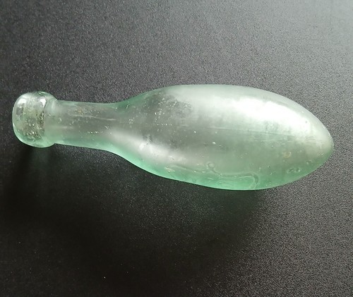 Torpedo vintage glass bottle - torpedo,