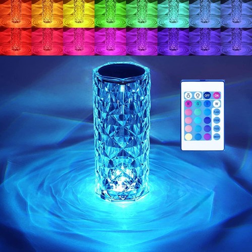 Led crystal table lamp diamond - lamp,