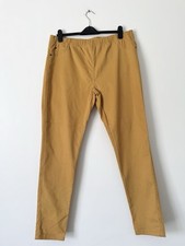 TU Women Yellow Denim Stretch Pullover Jeggings Size Uk 18