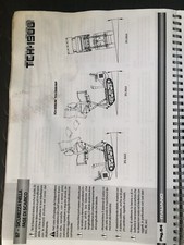 MESSERSI TCH-1500 TRACKED DUMPER USER AND MAINTENANCE MANUAL