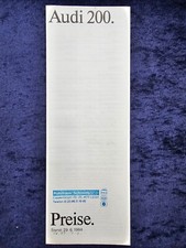 Audi 200, Type 44, price list