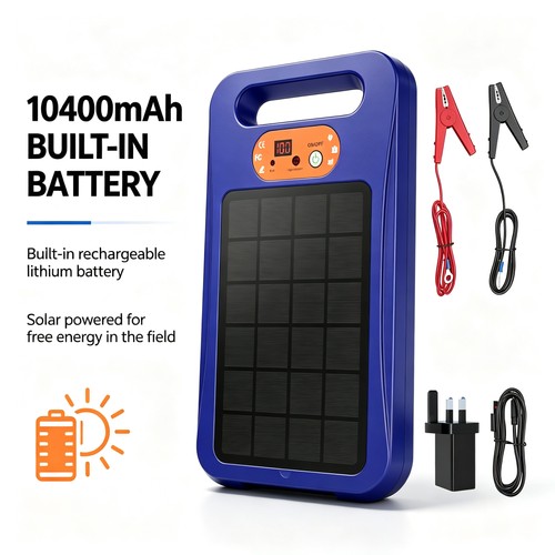 5km solar fence energizer 3j - solar, 0.3j