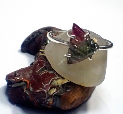 Watermelon tourmaline silver - tourmaline,