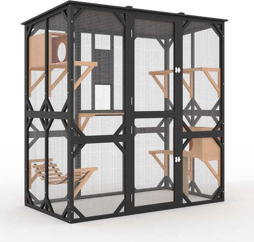 70inch large walk catio - large, walk-in