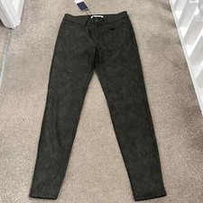 ZARA KAHKI COATED FAUX SNAKE