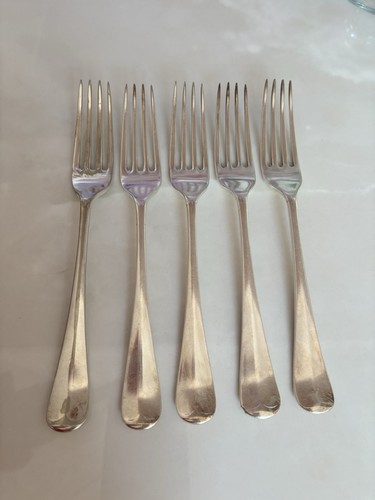 Vintage dinner table forks - dinner,
